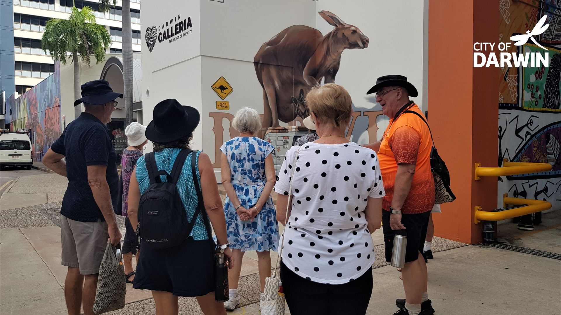 Seniors Month Street Art Walks Wander Darwin's Walls City of Darwin Darwin Council